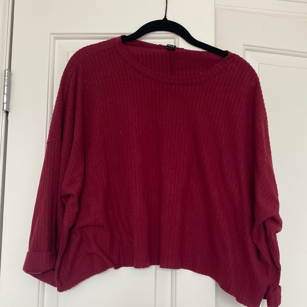 Cropped Loose Fit Top